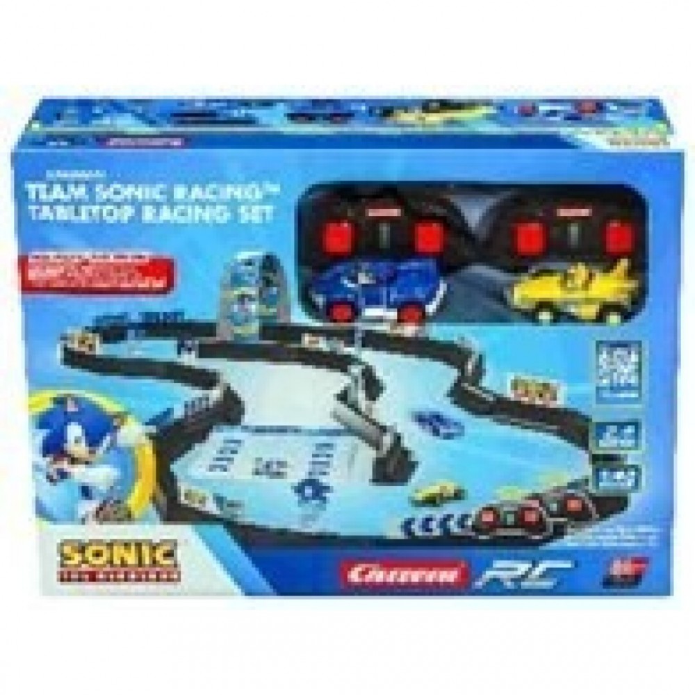 Coffret de jeu de table Carrera Team Sonic Racing