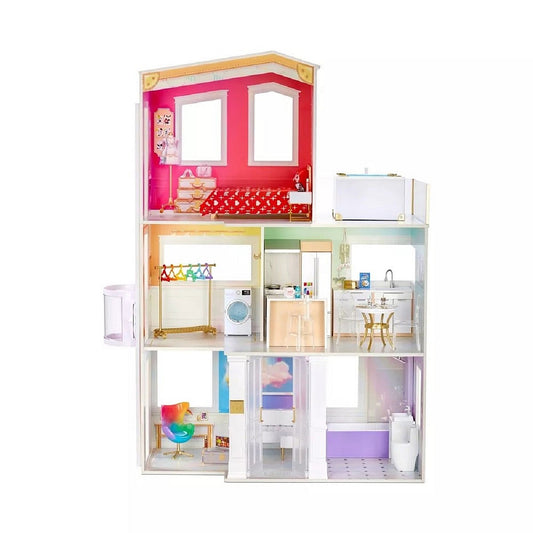 Rainbow High 3-Story Wood Doll House