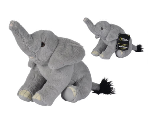 National Geographic Olifant Knuffel 25 cm