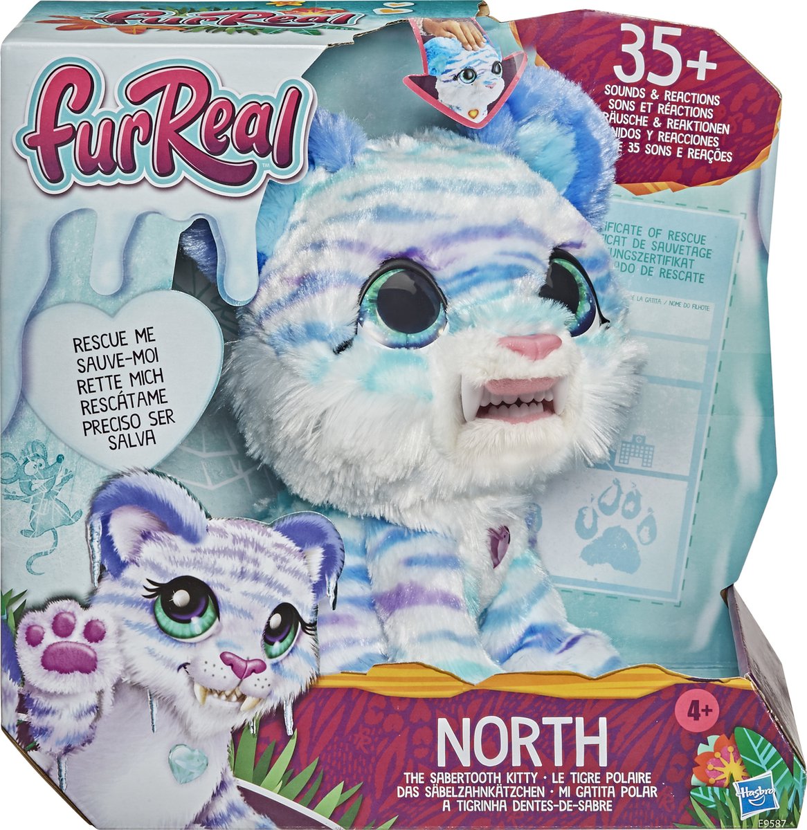 FurReal North the Sabertooth Kitty Interactive Pet Toy - Hasbro