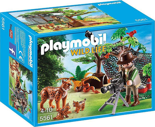 Playmobil Wild Life: Lynx Family with Cameraman 5561