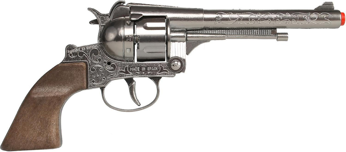 Gonher Peco Revolver 12-Schots Antiek Zink