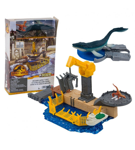 Jurassic World Dominion Minis Mosasaurus Mayhem Playset - Mattel