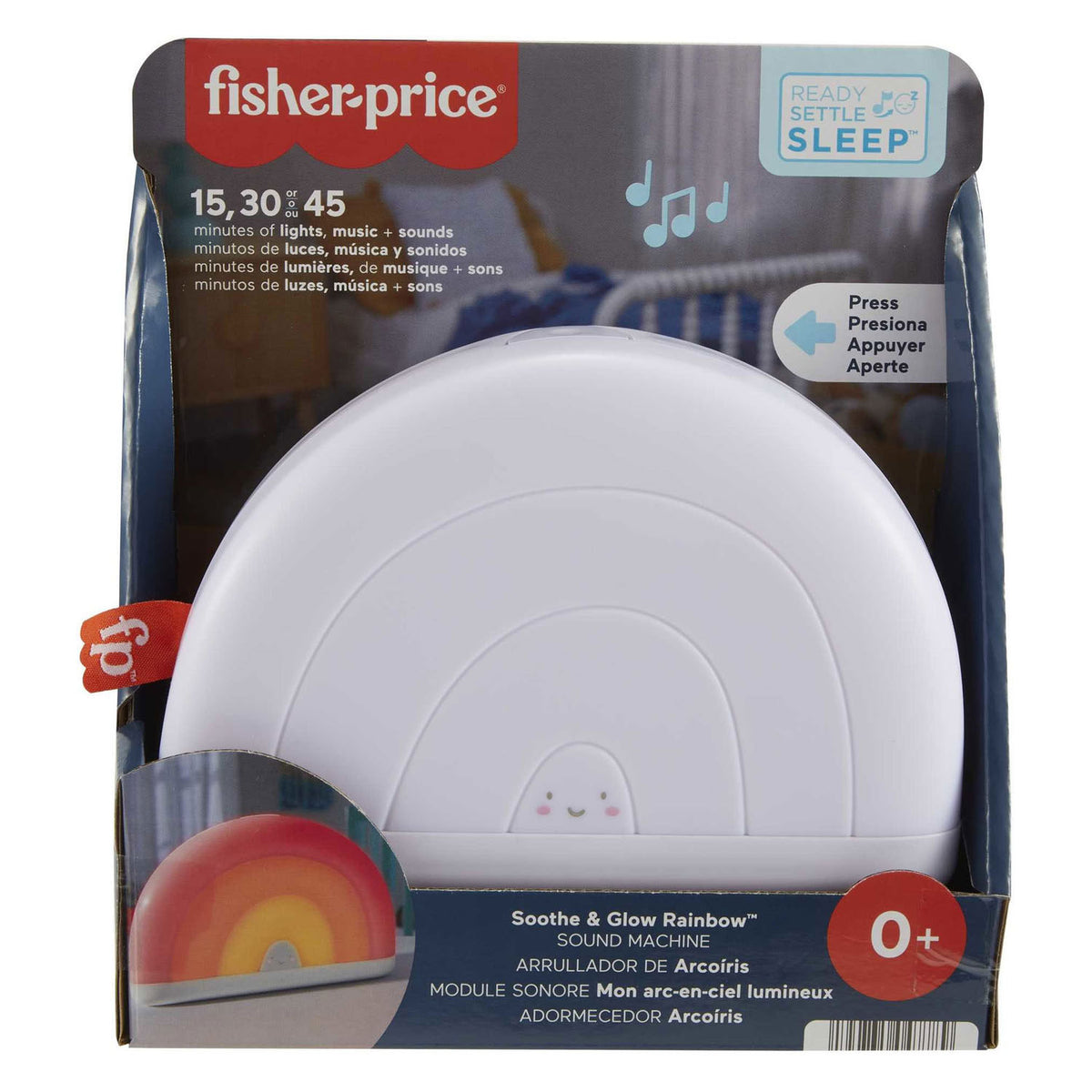 Fisher-Price Soothe & Glow Rainbow Sound Machine 