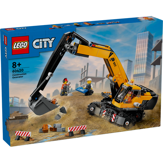 LEGO City 60420 Gele Bouwgraafmachine