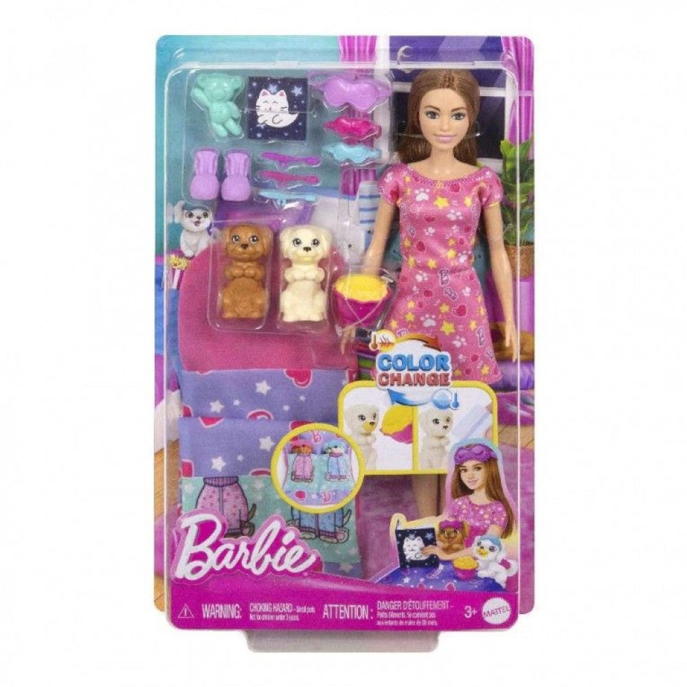 Barbie Puppy Slumber Party Speelset