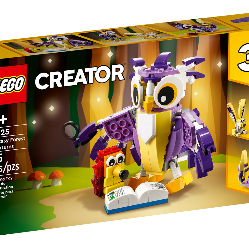 LEGO Creator 3-en-1 Créatures de la forêt fantastique 31125