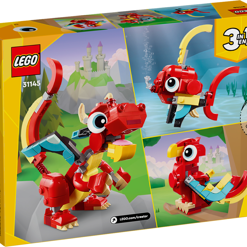 LEGO Creator 3-in-1 Red Dragon 31145