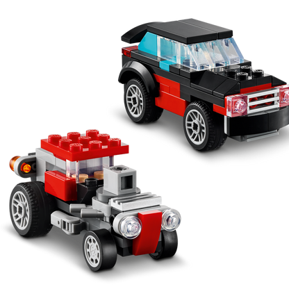 LEGO Creator Platte vrachtwagen met helikopter 31146