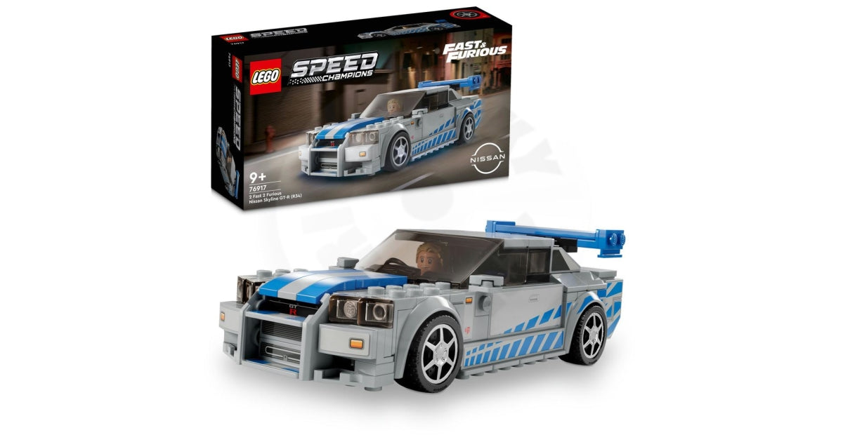 LEGO Speed Champions 76917 2 Fast 2 Furious Nissan Skyline GT-R (R34)