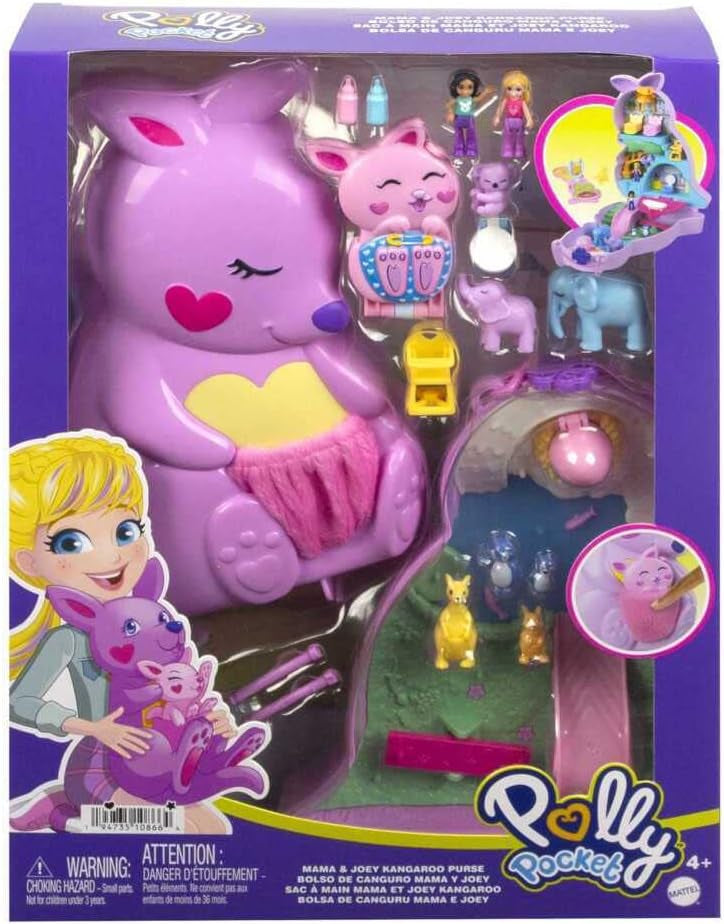 Polly Pocket Mama & Joey Kangaroo Compact