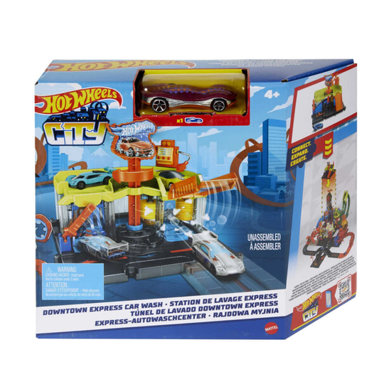 Hot Wheels City Car Wash Playset