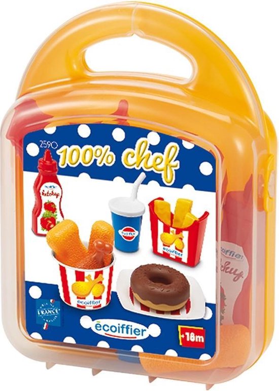 Ecoiffier 100% Chef Nuggets and Donuts Case