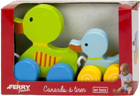 Wooden Pull-Along Ducks