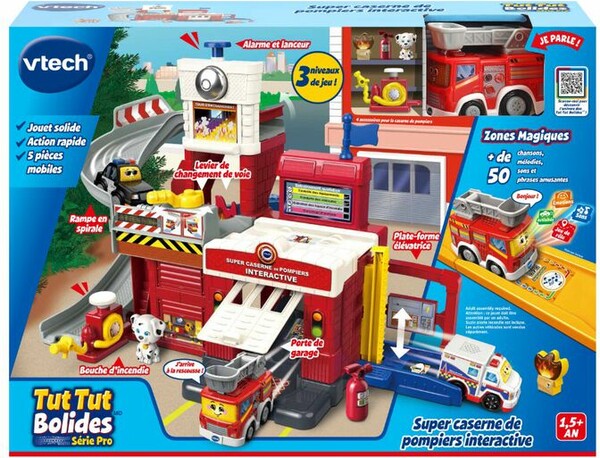 VTech Tut Tut Bolides Super Caserne de Pompiers FR