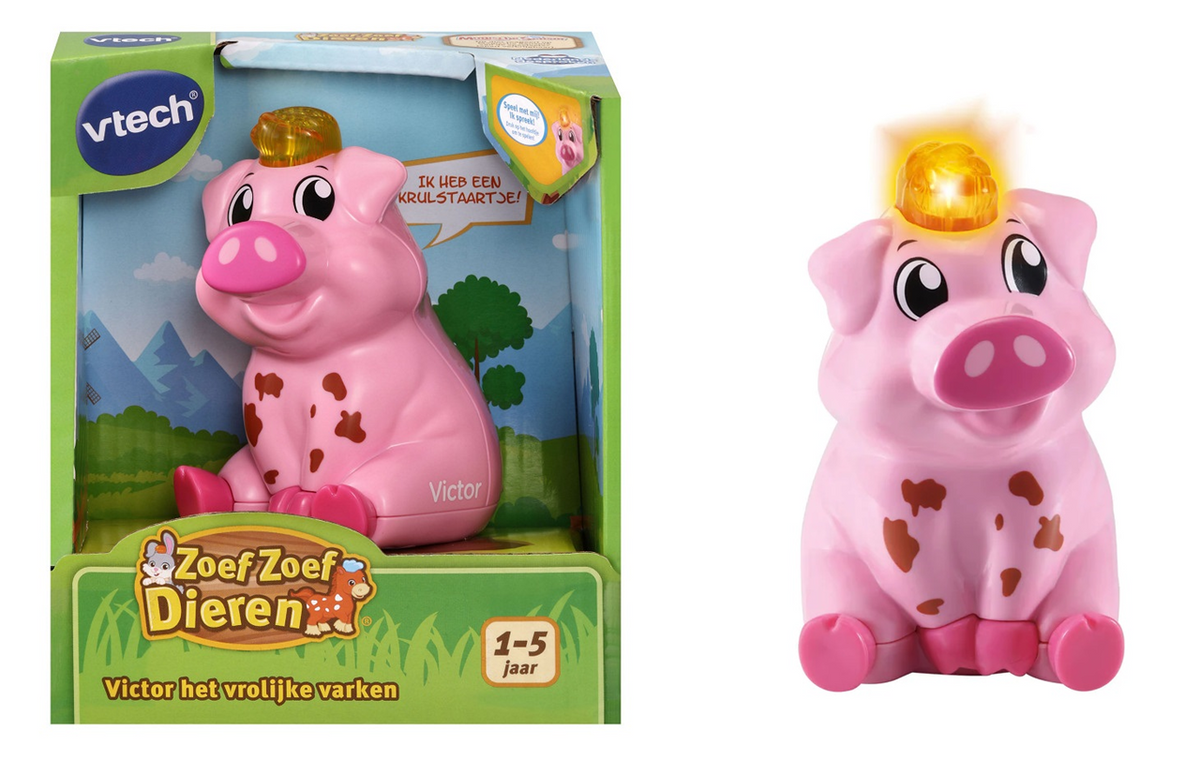 VTech Zoef Zoef Dieren – Victor het Vrolijke Varken NL