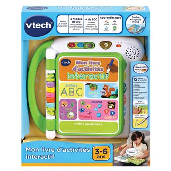 VTech My Interactive Activity Book – I Write, I Play, I Learn FR