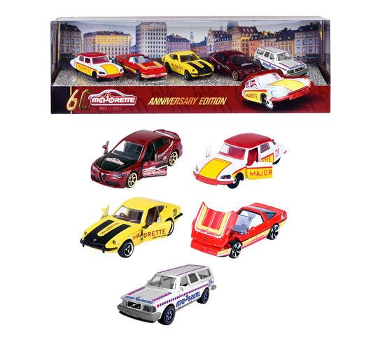 Majorette 60th Anniversary 5-Pack Vehicle Set