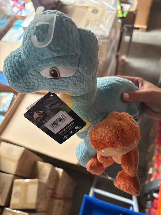 Jurassic Park - Brachiosaurus with Baby Anky
