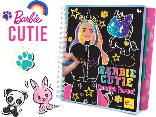 Lisciani Barbie Cutie Scratch Reveal Sketchbook