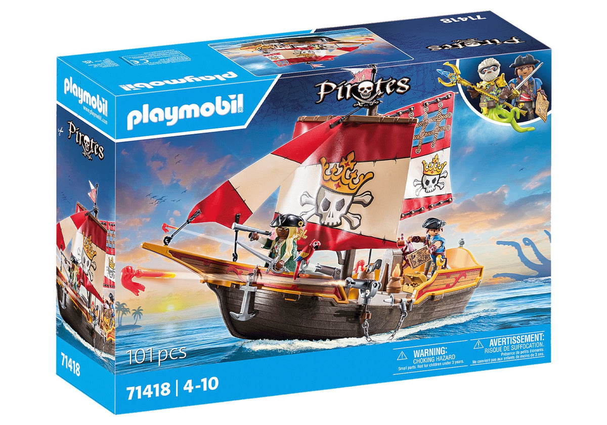 PLAYMOBIL 71418 Piratenschip