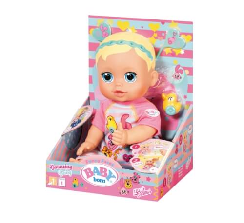 Baby Born Funny Faces Bouncing Baby