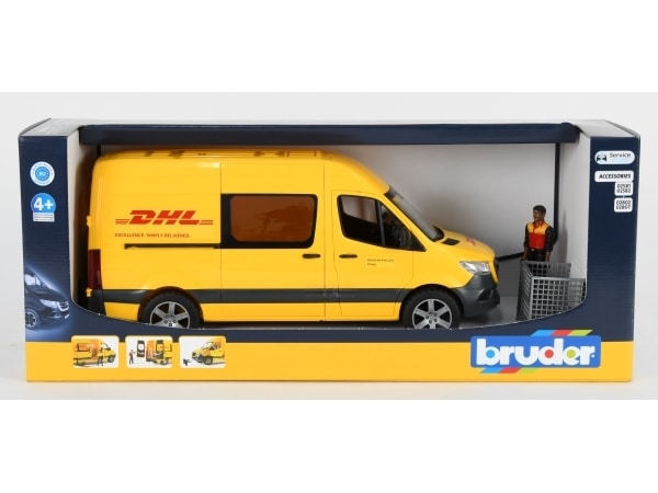 Bruder MB Sprinter DHL with Driver
