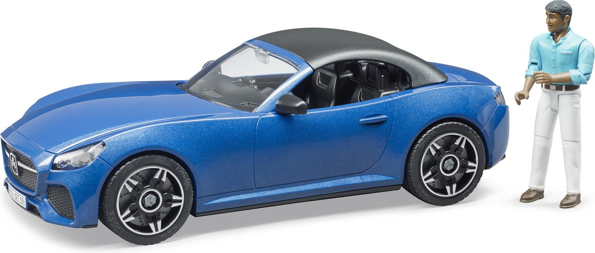 Bruder Roadster with Driver (Blue)