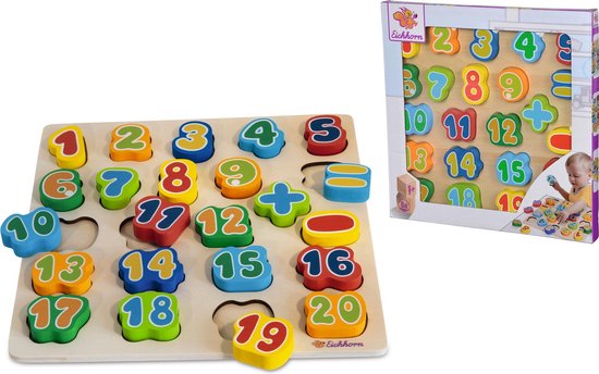 Eichhorn Wooden Numbers Puzzle 100003452