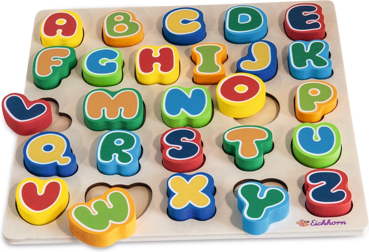 Eichhorn houten alfabetpuzzel 100003455