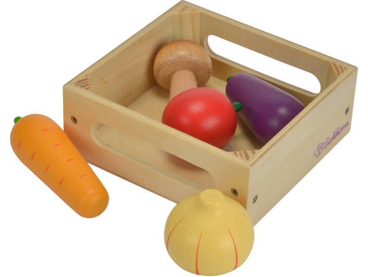 Eichhorn Wooden Box with Vegetables 