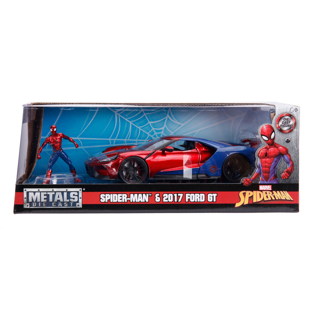 Marvel Spiderman 2017 Ford GT with Figure