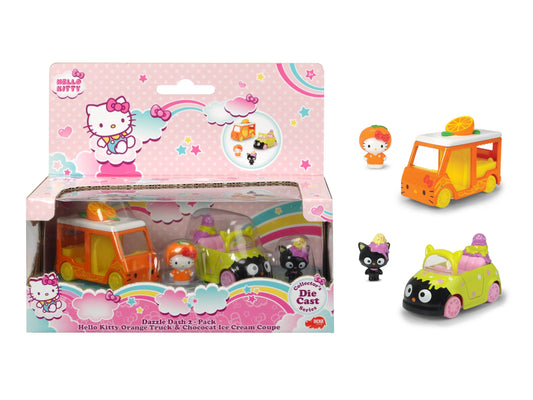 Hello Kitty Orange + Chocolat Ice Cream Vehicle Set
