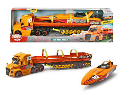 Dickie Toys Sea Race Truck with Speed Boat