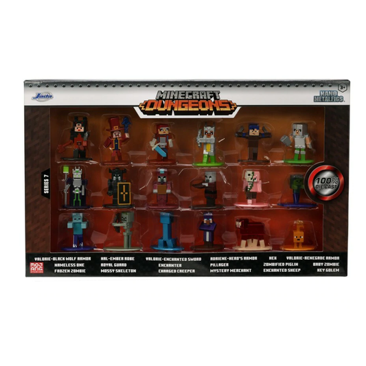Pack de figurines Nano Minecraft Dungeons, vague 7