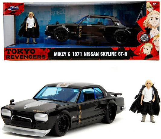 Tokyo Revengers Mikey & 1971 Nissan Skyline GT-R