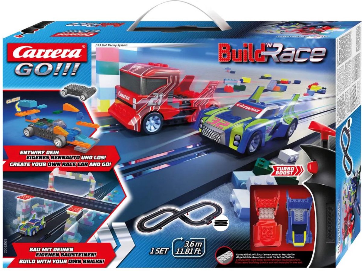 Carrera GO!!! Build 'n Race – Racing Set 3.6 m