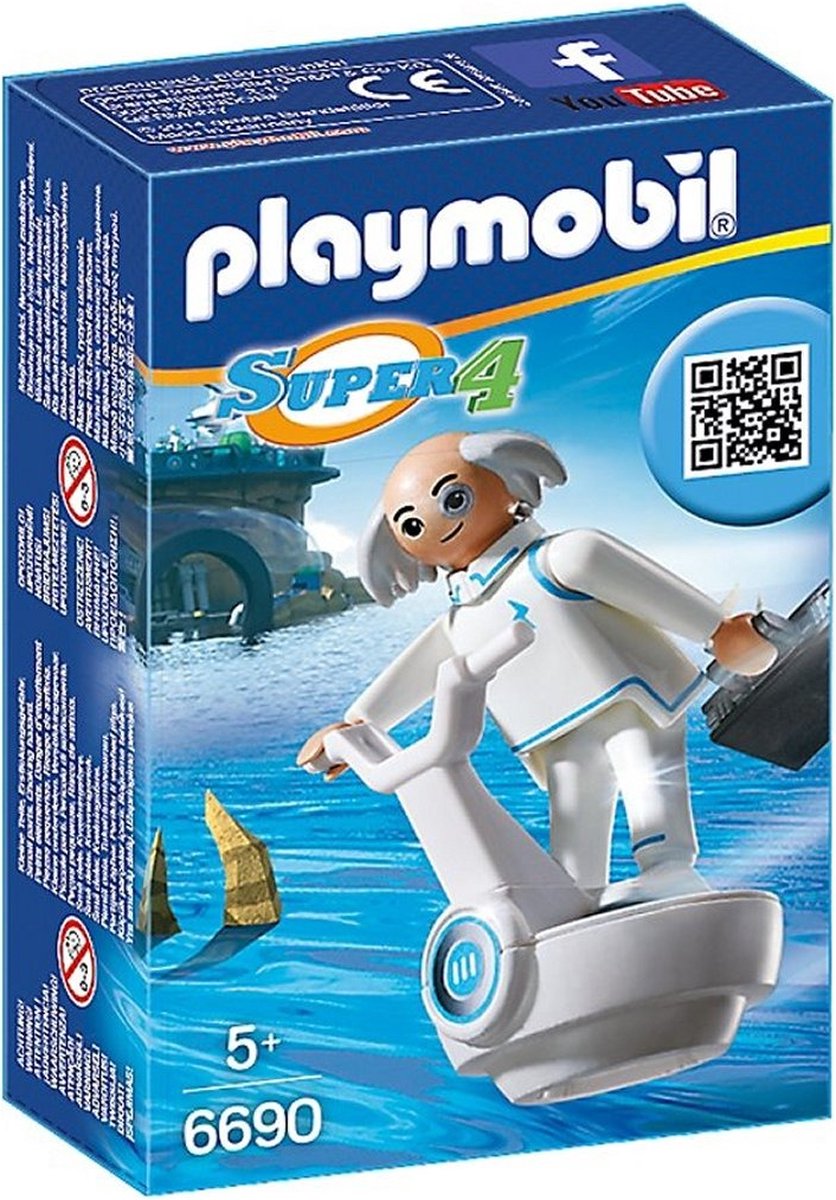 Playmobil Dr. X with Technopolis Aircraft 6690