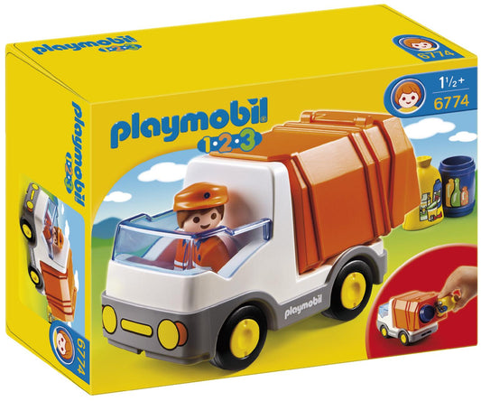 Playmobil 1.2.3 Recycling Truck 6774