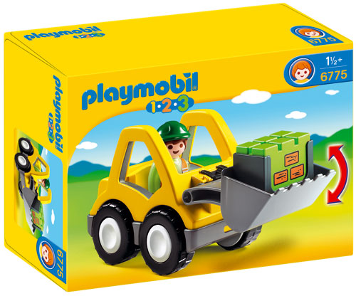 Playmobil 1.2.3 Excavator 6775