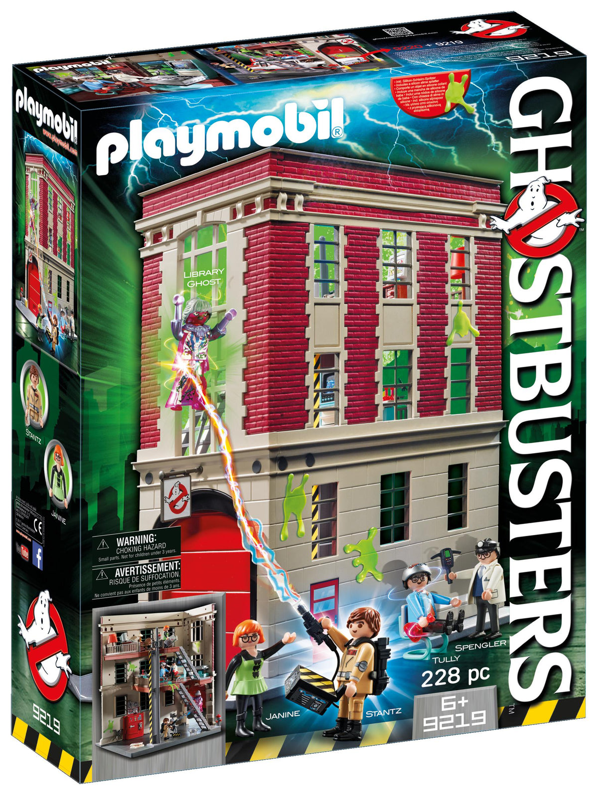 Playmobil Ghostbusters Firehouse 9219