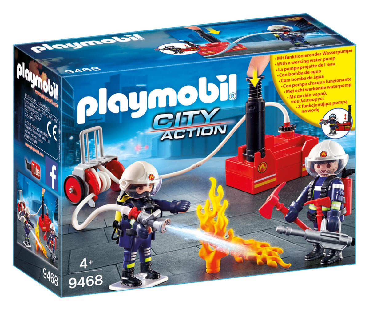 Playmobil Firefighters with Water Pump 9468