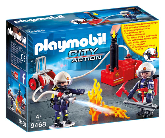 Playmobil Firefighters with Water Pump 9468
