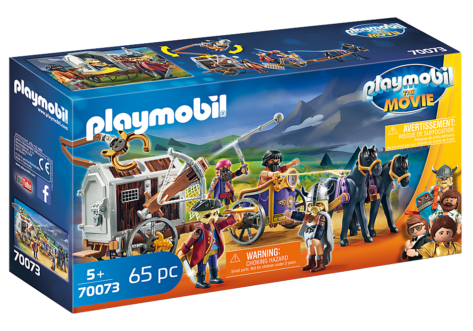 Playmobil The Movie – Charlie with Prison Wagon 70073