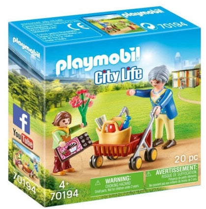 Playmobil City Life: Grandmother with Child 70194