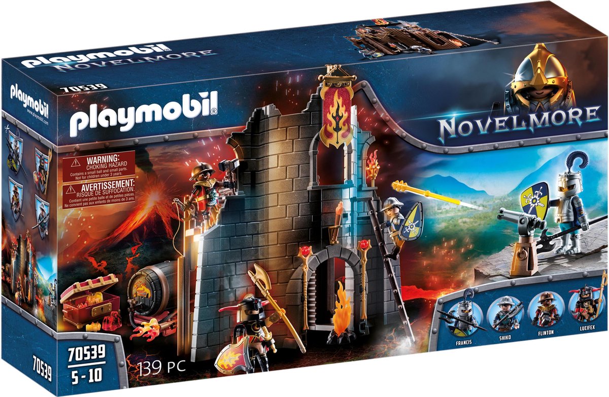 Playmobil Burnham Raiders Flaming Ruins 70539