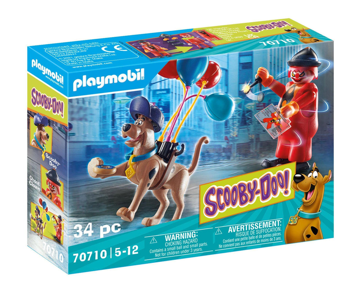 Playmobil Scooby-Doo! Adventure with Ghost Clown 70710