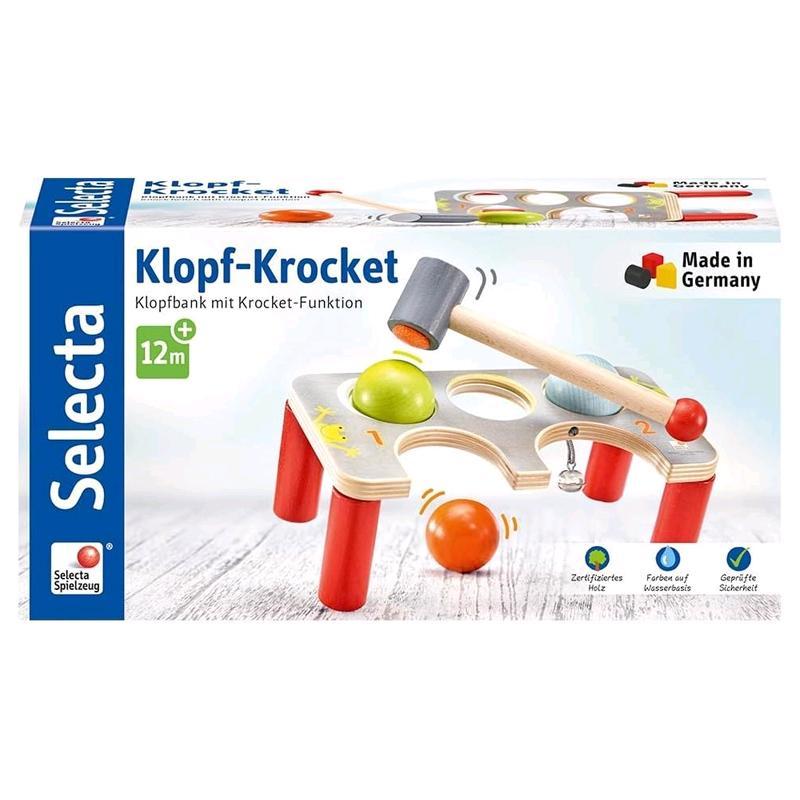 Selecta Klopf-Krocket Wooden Hammer Game