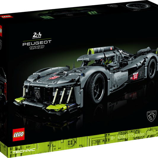 LEGO Technic PEUGEOT 9X8 24H Le Mans Hybrid Hypercar 42156