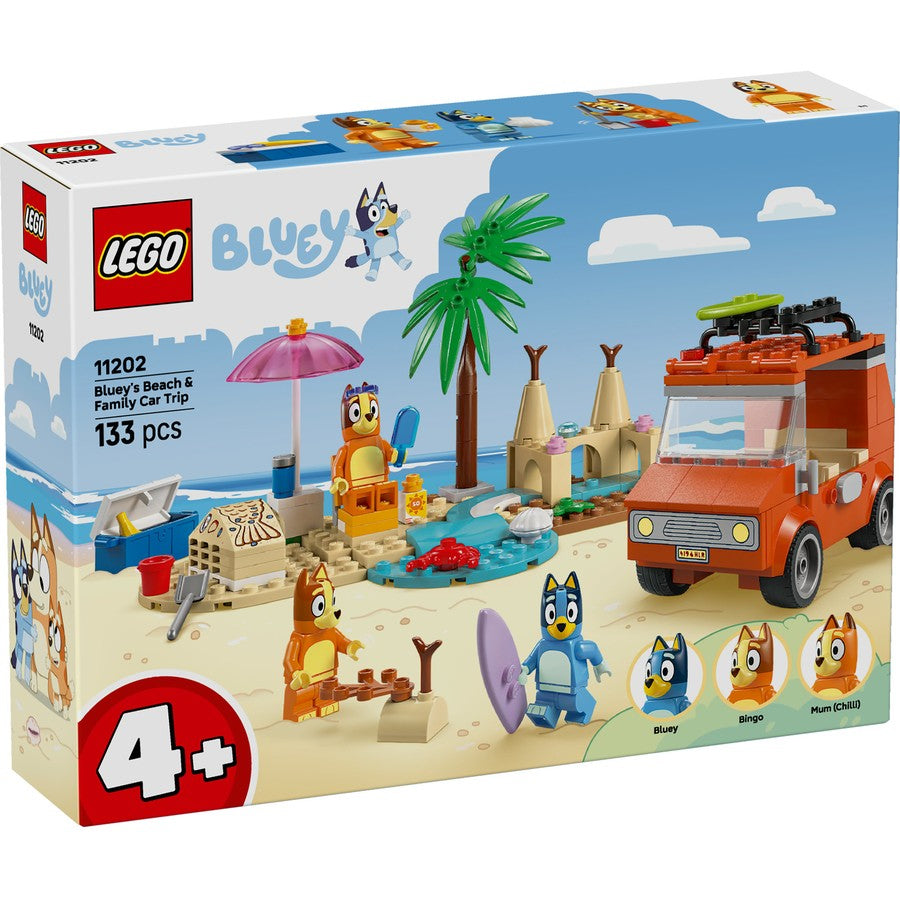 LEGO Bluey 11202 Bluey's Autorit naar het Strand
